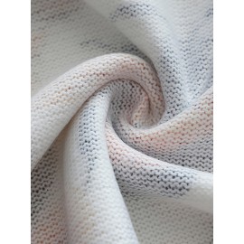 Women's Sweater - Bee & Floral Print Pattern Sweater, Beige//Orange/Purple/Teal/Black/White/Gray/, Fall Shoulder Sleeves for Everyday & Formal Outfits