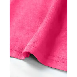 Women's Plus Size Beach Dress - A-Line Short Sleeveless Knee-Length Dress with Turquoise 