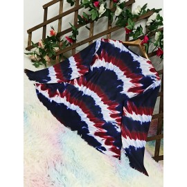 Women's Plus Size Bohemian Tie-Dye corset top - Turquoise green, black, and blue/teal longline shirt | H-Line Silhouette | Machine Washable Layering Blouse for Fall/Winter | Casual Everyday & Formal Outfits | Ideal Women's Gift with Round Neck & Vibrant Bohemian Print | Comfortable & Stylish for Layering or Solo Wear, Jersey Dress For Women Plus Size, Plus Size Tshirt Dress, Tshirt Dresses For Women, Tshirt Dress Women Plus Size, T Shirt Dresses For Women Plus Size