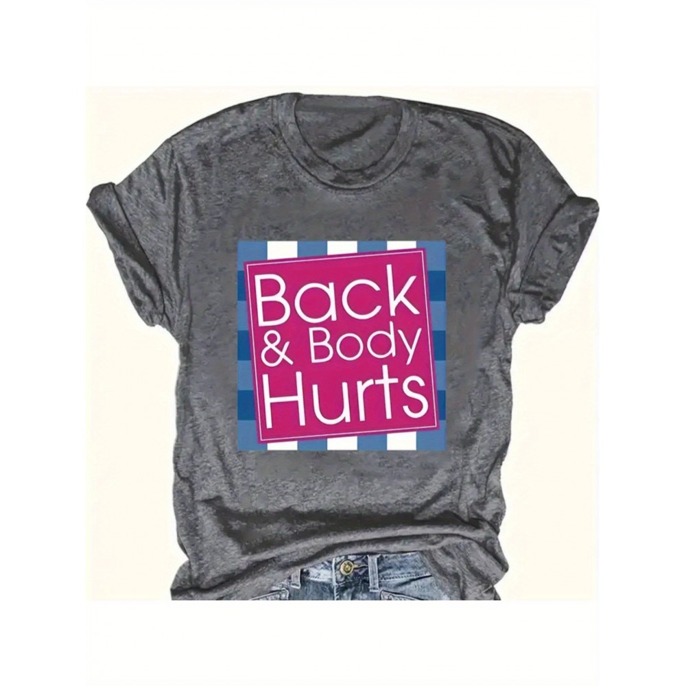 Crew Neck T-Shirt - Fashionable Womens 