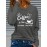 Women'S Funny Coffee Lover Letter Print Long Sleeve T-Shirt - 