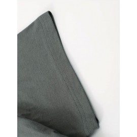 Women's Turquoise Blue Short Sleeve T-Shirt - Soft Pure Round Neck Top with Chicken Print (Hens & Bow Tie Design) - Casual & Party Wear for Spring Summer Fall - Comfortable Colors Everyday Blouse