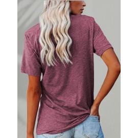 [August Sunshine T-Shirt] Women's August Sunshine & Hurricane Quote T-Shirt - Dark Grey with White Text - Breathable Everyday Summer Tee - Birthday Outfit Idea - Machine Washable Casual Streetwear Top, Graphic Text Shirt, Comfortable Fabric