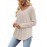 Women's 3pcs V-Neck Sweater Set - Lightweight Layering Shirts with  (No Bulk), Beige/Olive /Black Solid Color Tops | Machine Washable All-Season Blouses for Casual & Semi-Formal Outfits, 95% /5% Spandex Wear